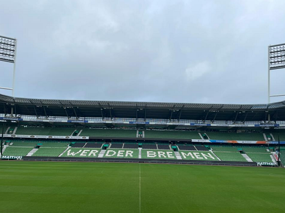 Ein Foto vom Weserstadium.